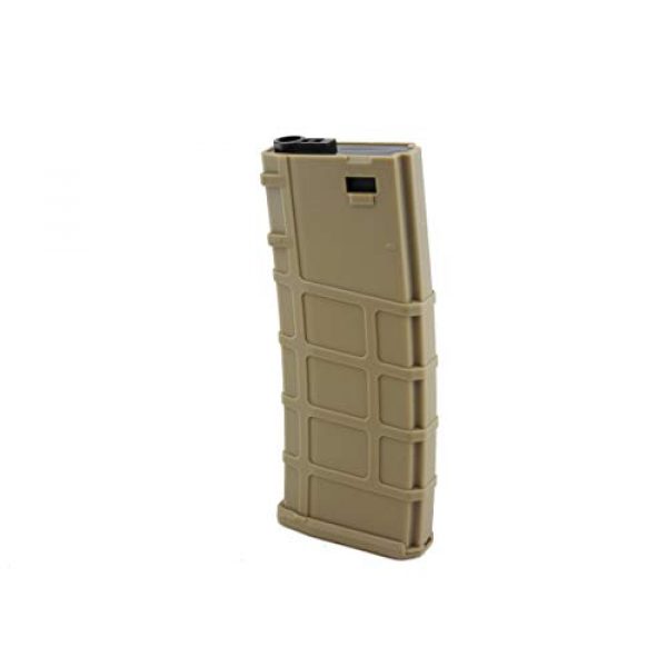 LONEX Airsoft Gun Magazine 1 LONEX Airsoft M4 M16 Scar Plastic TAN Magazine 200 RDS ASG MID Cap Gameplay