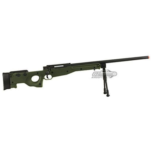 Bravo! Airsoft Rifle 5 Bravo Full Metal MK98 Bolt Action Sniper Rifle (OD/Bipod Package)