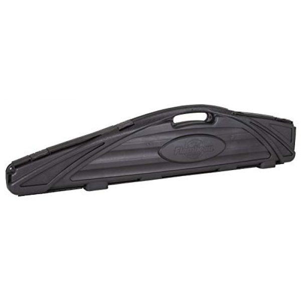 Flambeau Outdoors Rifle Case 1 Flambeau Outdoors 6470SC Safe Shot Single Gun Case with ZERUST - 52.375 in. x 8 in. x 3.45 in. Rifle/Shotgun Case, Corrosion Resistant Firearm Storage Accessory, Green