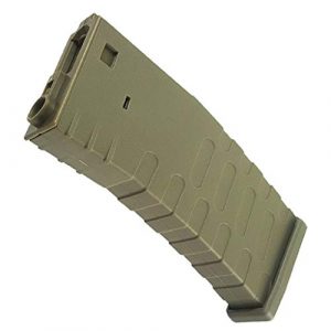 Generica Airsoft Gun Magazine 1 Airsoft Spare Parts APS Hi-Cap U Mag Magazine for FMR ASR UAR M4 M16 Series AEG Dark Earth Tan