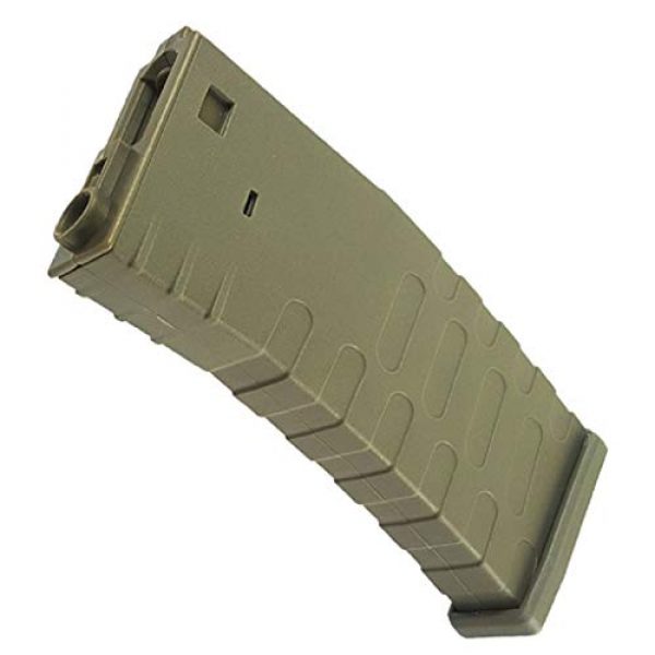 Generica Airsoft Gun Magazine 1 Airsoft Spare Parts APS Hi-Cap U Mag Magazine for FMR ASR UAR M4 M16 Series AEG Dark Earth Tan