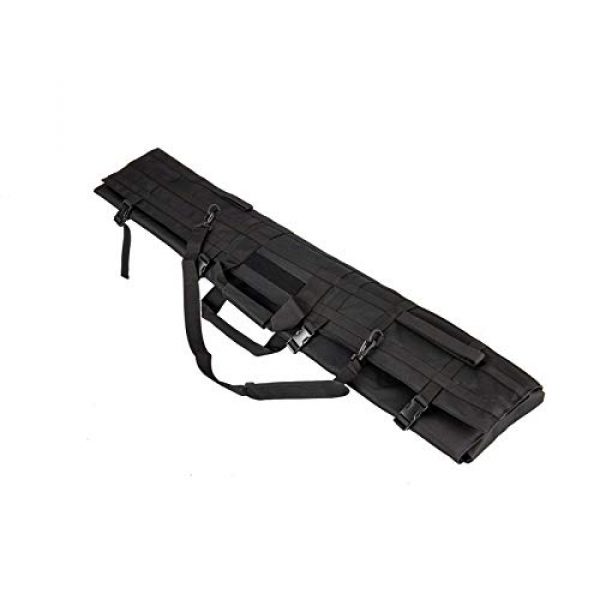 Lancer Tactical Rifle Case 5 Lancer Tactical Airsoft Sniper Fishing Rod Tactical Gun Bag Black