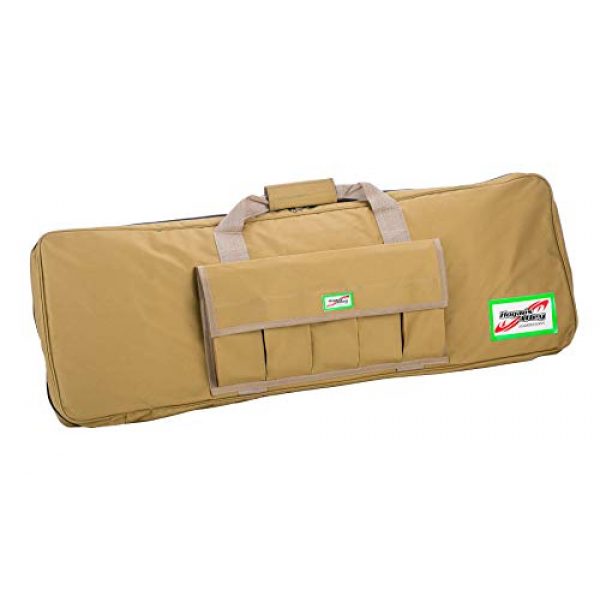 Hogan's Alley Paintball Rifle Case 1 Hogan's Alley 36" Single Gun Bag for Airsoft AEGs and Paintball Guns - Tan