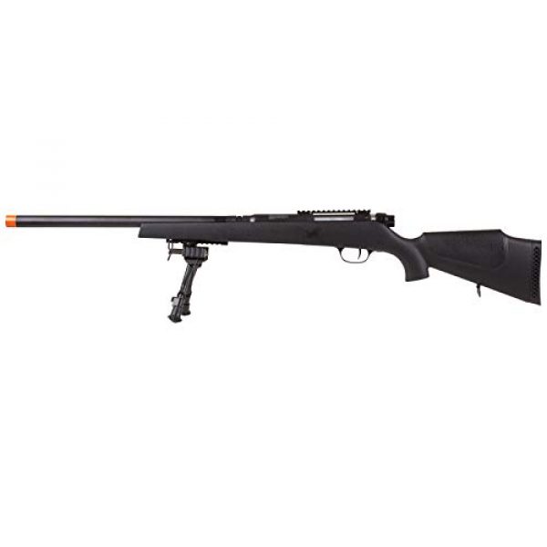 TSD Airsoft Rifle 5 TSD UHC Super X9 Double Bolt Airsoft Rifle, Black Box Mag Airsoft Gun (No Scope)