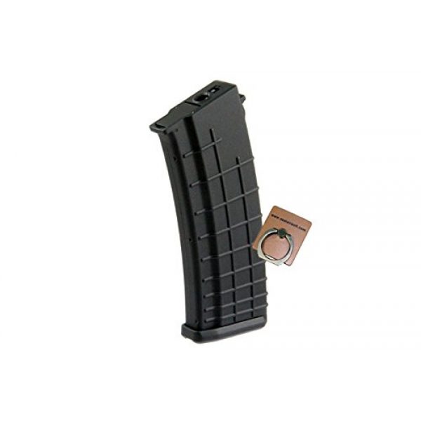 CYMA Airsoft Gun Magazine 2 CYMA 330rds Hi-Cap Beta Magazine for AKM/AK AEG Airsoft Series X 3pcs -Mobile Ring Included