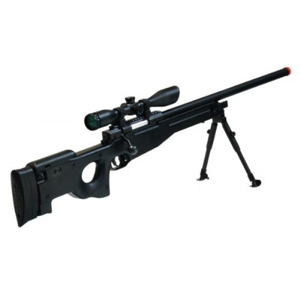 UTG Airsoft Rifle 1 UTG Airsoft Type 96 Black Sniper with Scope Airsoft Gun