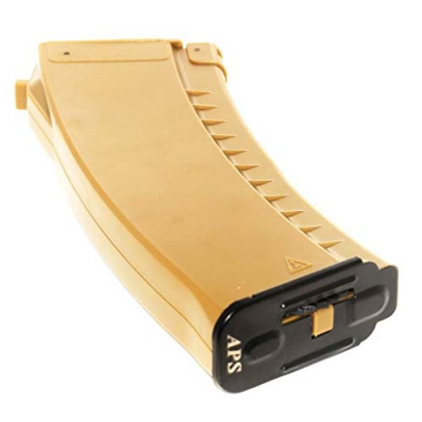 Generica Airsoft Gun Magazine 2 Generica Airsoft Spare Parts APS 3pcs 500rd Plastic Hi-Cap Magazine for CYMA ICS Marui AK Dark Earth