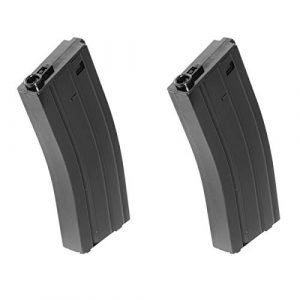Airsoft Shopping Mall Airsoft Gun Magazine 1 Airsoft Shooting Gear CYMA 2pcs 140rd Mid-Cap Mag Magazine for D-Boys Classic Army WE SRC JG E&C CYMA Tokyo Marui M4 M16 Series AEG Black