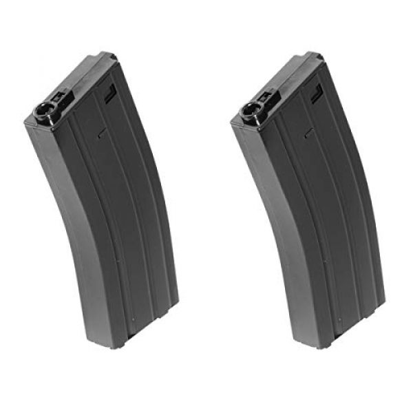 Airsoft Shopping Mall Airsoft Gun Magazine 1 Airsoft Shooting Gear CYMA 2pcs 140rd Mid-Cap Mag Magazine for D-Boys Classic Army WE SRC JG E&C CYMA Tokyo Marui M4 M16 Series AEG Black