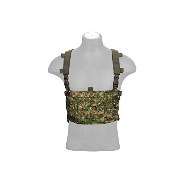 Lancer Tactical Airsoft Tactical Vest 4 Lancer Tactical 1000D Nylon QD Chest Rig and Backpack Combo (GREENZONE)
