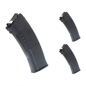 Airsoft Shopping Mall Airsoft Gun Magazine 1 Airsoft Shooting Gear 3pcs 40rd Mag High-Flow Output Valve CO2 Magazine for Well WE G74A AK74 GBB Rifle