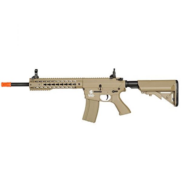 Lancer Tactical Airsoft Rifle 3 Lancer Tactical LT-12TK M4 Key Mod 10 inch AEG Metal Gear Metal Gear Airsoft Rifle Gun