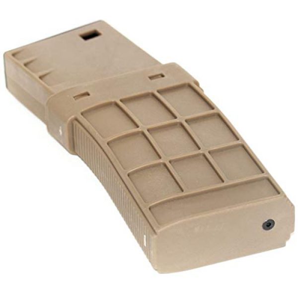 Airsoft Gang Airsoft Gun Magazine 2 Airsoft Parts CYMA 3pcs 220rd Waffle Mag Mid-Cap Magazine for CYMA, APS, D-Boys, ICS, Classic Army, G&P, Tokyo Marui M4 M16 Series AEG Dark Earth Tan