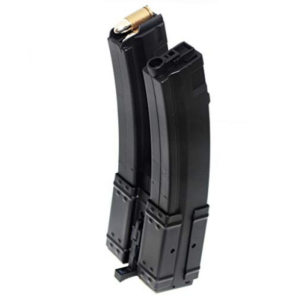 Airsoft Gang Airsoft Gun Magazine 1 Airsoft Parts CYMA 560rd Hi-Cap Long Dual Magazine for MP5-Series AEG Black