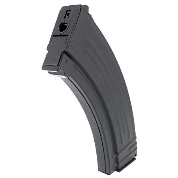SportPro Airsoft Gun Magazine 3 SportPro Jing Gong 520 Round Flash Metal High Capacity Flash Magazine for AEG AK47 AK74 Airsoft - Black