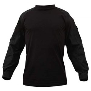 Rothco Tactical Shirt 1 Military NYCO FR Fire Retardant Combat Shirt, Black, 4XL