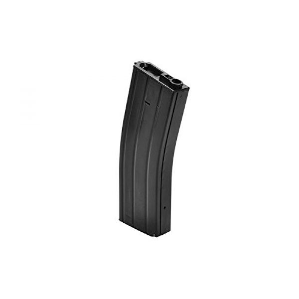 TOMTAC Airsoft Gun Magazine 4 TOMTAC Airsoft M Series Metal Black Flash Magazine MAG 360RDS ASG Pull Cord