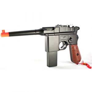 Blossom Airsoft Pistol 1 Blossom w/ 6mm BB New WW2 MAUSER BROOMHANDLE C96 Modern German Airsoft Spring Hand Gun Pistol