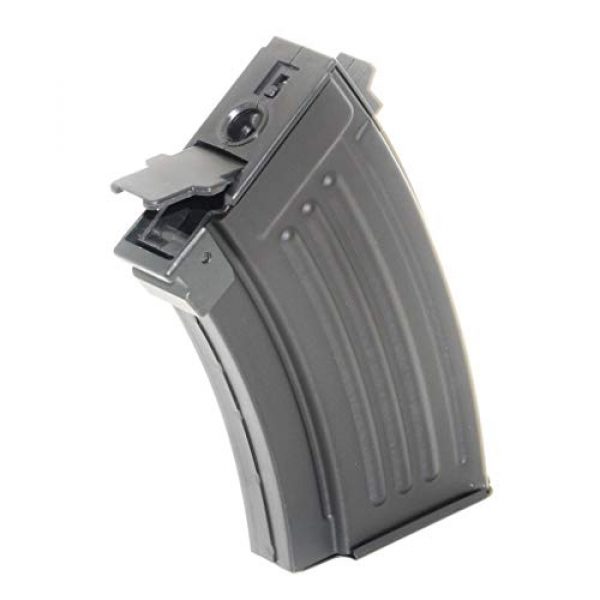 Generica Airsoft Gun Magazine 1 Airsoft Spare Parts 230rd Mag Short Type Hi-Cap Magazine for AK-Series AEG Black