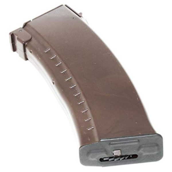 Generica Airsoft Gun Magazine 1 Airsoft Spare Parts CYMA 500rd Map Hi-Cap Magazine for APS Tokyo Marui ICS AK Series AEG Dark Brown