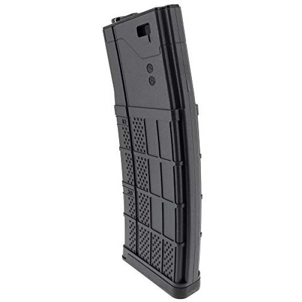 SportPro Airsoft Gun Magazine 3 SportPro CYMA 200 Round Polymer Thermold Waffle Medium Capacity Magazine for AEG M4 M16 Airsoft - Black