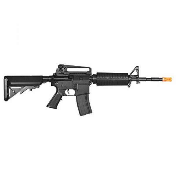 Lancer Tactical Airsoft Rifle 4 Lancer Tactical LT-03B CRANE STOCK M4 AEG METAL GEAR (Color BLACK)