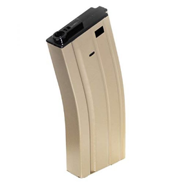 Airsoft Shopping Mall Airsoft Gun Magazine 1 Airsoft Shooting Gear 70rd Mid-Cap Mag Magazine for G&P ICS Classic Army Tokyo Marui M4 M16 Series AEG Dark Earth Tan