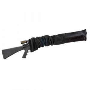 Allen Company Rifle Case 1 Allen Company Gun Sock - Silicone Treated, Anti-Rust Tactical Gun and Rifle Sock - Extra Wide for Rifles with Scopes, (42/47 inches long) - Black