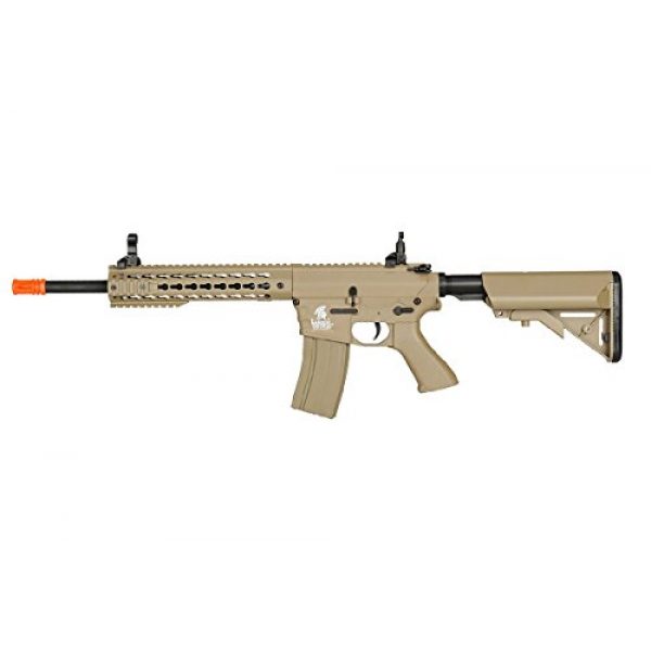 Lancer Tactical Airsoft Rifle 1 Lancer Tactical Airsoft LT-12TK 10" Free Floating KeyMod Hguard - TAN