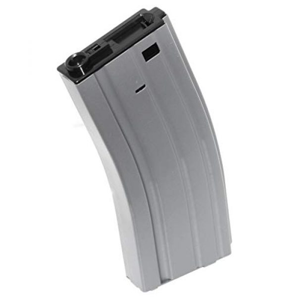 Generica Airsoft Gun Magazine 1 Airsoft Spare Parts CYMA 350rd Hi-Cap Mag Magazine for D-Boys Classic Army WE SRC JG E&C CYMA Tokyo Marui M4 M16 Series AEG Grey
