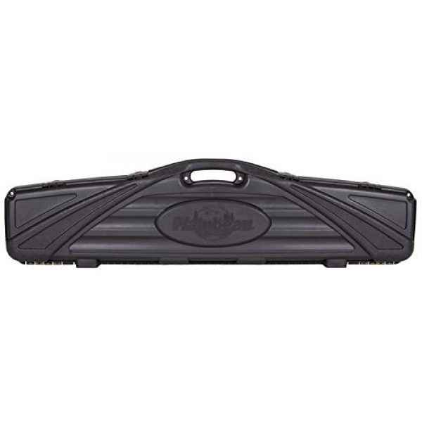 Flambeau Outdoors Rifle Case 2 Flambeau Outdoors 6480SC Safe Shot Oversized Single Gun Case with ZERUST - 52.375 in. x 9.5 in. x 4.3 in. Rifle/Shotgun Case, Corrosion Resistant Firearm Storage Accessory