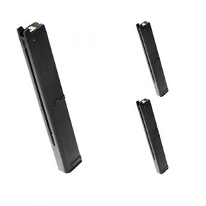 Airsoft Shopping Mall Airsoft Gun Magazine 1 Airsoft Shooting Gear Well 3pcs 48rd Gas Mag Long Magazine for G12 M11A1 GBB SMG