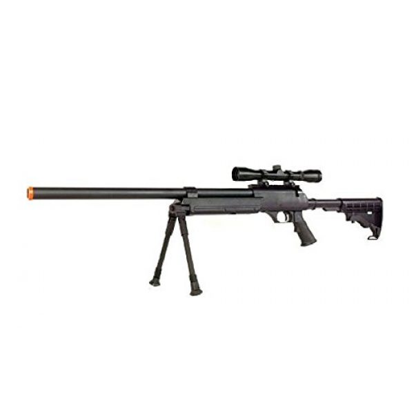 Well Airsoft Rifle 1 Well MB06 SR-2 Tactical Airsoft Sniper Rifle w/ 3-9x40 Scope & Bipod Bolt Action Airsoft Sniper