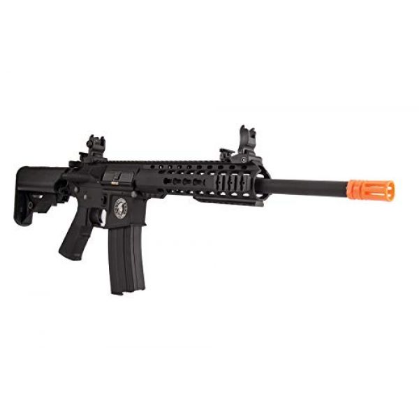 Lancer Tactical Airsoft Rifle 6 Lancer Tactical LT-19BL-G2-M Gen 2 Airsoft M4 Carbine 10" AEG Rifle Black