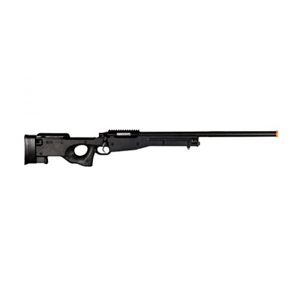 AGM Airsoft Rifle 3 AGM L96 Bolt Action Spring Sniper Airsoft Rifle Gun FPS 465 (Black)