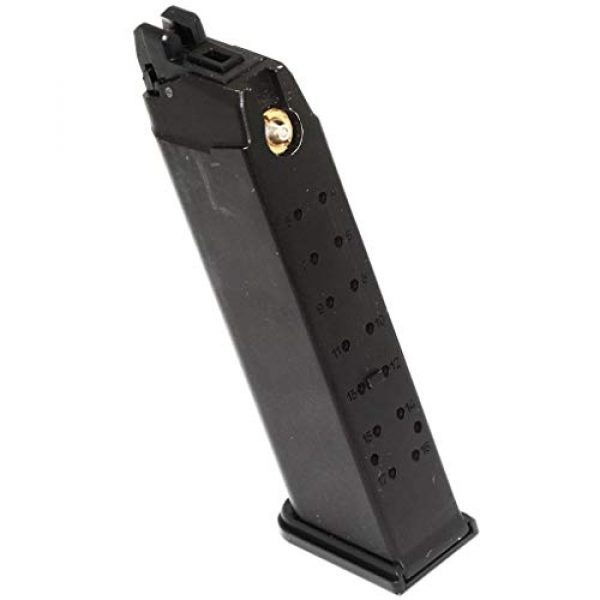 Generic Airsoft Gun Magazine 2 Airsoft Spare Components 3pcs 24rd CO2 Mag Magazine for Bell APS WE AW(Armorer Works) Tokyo Marui G17 G18C GBB Pistol