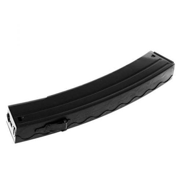 Generic Airsoft Gun Magazine 2 Airsoft Spare Parts 3pcs 110rd Metal Mid-Cap Mag Magazine for S&T Sterling Series AEG SMG Black
