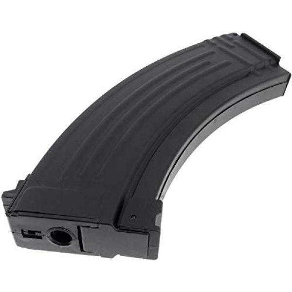 SportPro Airsoft Gun Magazine 6 SportPro Jing Gong 520 Round Flash Metal High Capacity Flash Magazine for AEG AK47 AK74 3 Pack Airsoft - Black