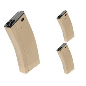 Airsoft Shopping Mall Airsoft Gun Magazine 1 Airsoft Shooting Gear CYMA 3pcs 140rd Mid-Cap Mag Magazine for D-Boys Classic Army WE SRC JG E&C CYMA Tokyo Marui M4 M16 Series AEG Dark Earth Tan