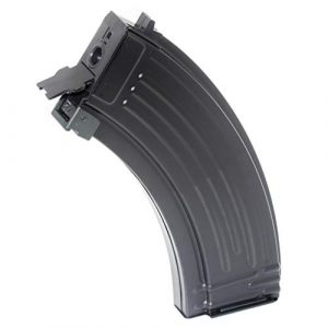 Airsoft Gang Airsoft Gun Magazine 1 Airsoft Parts 500rd Mag Hi-Cap Magazine for AEG AK-Series Black