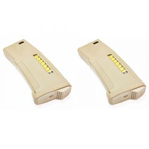 Airsoft Shopping Mall Airsoft Gun Magazine 1 Airsoft Shooting Gear 2pcs Pack PTS EPM 150rd Enhanced Polymer Magazine AEG Dark Earth