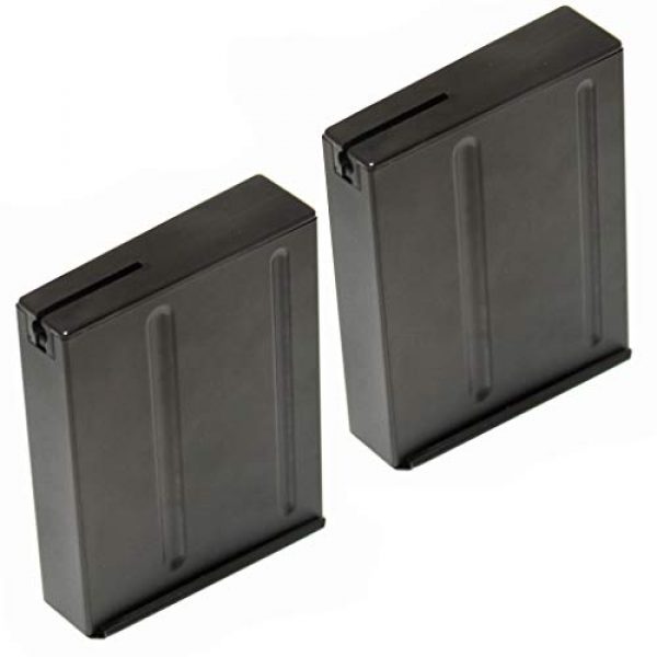 Airsoft Gang Airsoft Gun Magazine 1 Airsoft Parts CYMA 2pcs 100rd Mag Magazine for L96 Series Rifle AEG Black