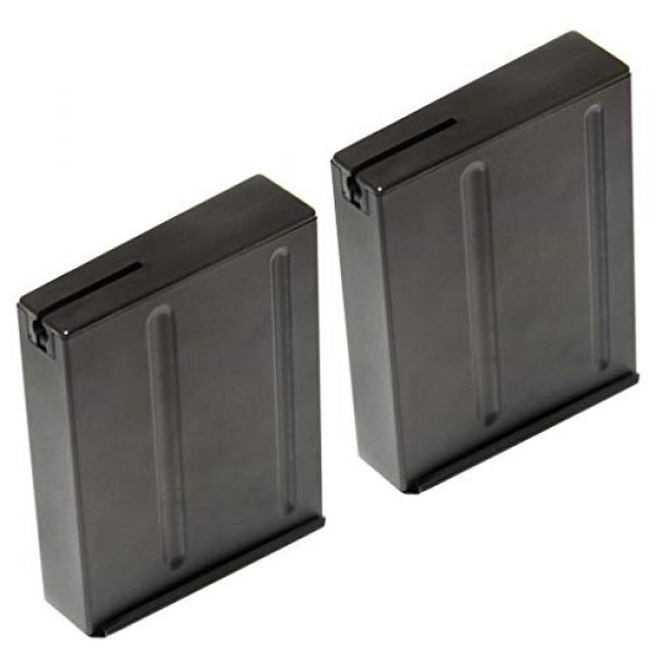 Generica Airsoft Gun Magazine 1 Airsoft Spare Parts CYMA 2pcs 100rd Mag Magazine for L96 Series Rifle AEG Black