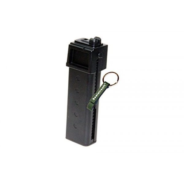 KJW Air Gun Magazine 1 KJ Works 30rds Airsoft Metal 6mm CO2 Magazine For KC-02 .22 GBB Black -Mobile Ring Included