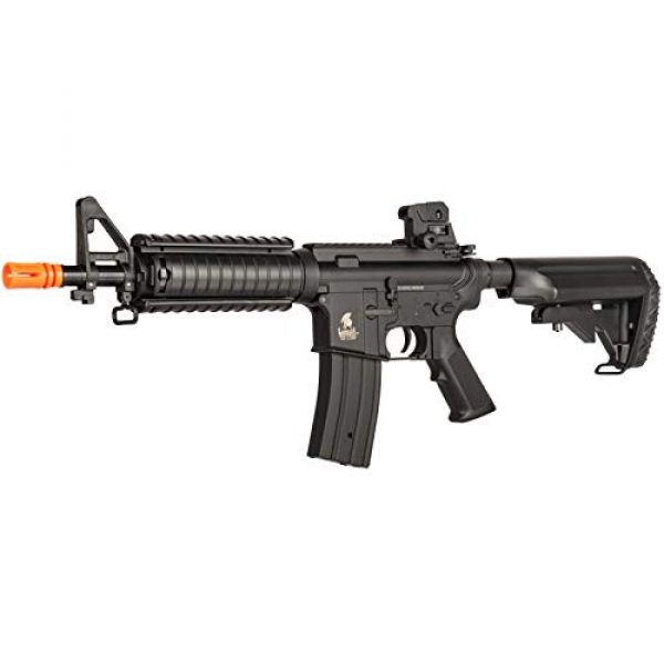 Lancer Tactical Airsoft Rifle 3 Lancer Tactical Airsoft M4 AEG Rifle with Crane Stock Black