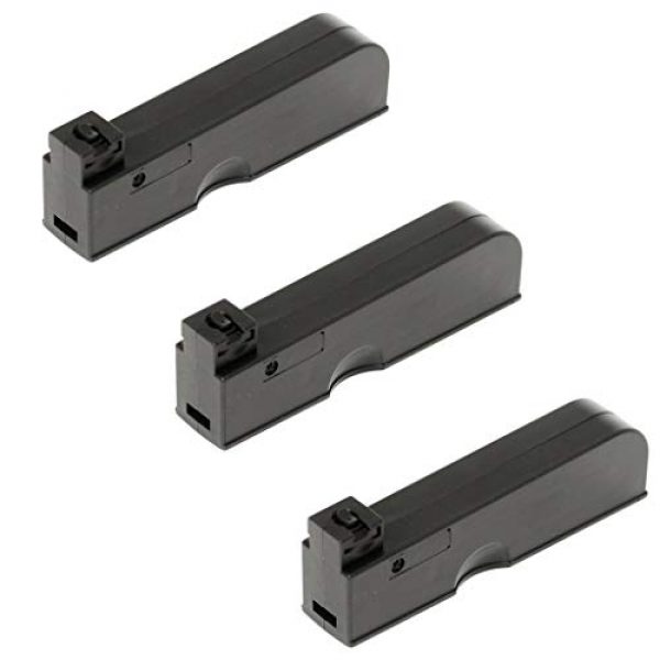 Generica Airsoft Gun Magazine 1 Generica Airsoft Spare Parts 3pcs Pack CYMA 55rd Magazine for CYMA CM701 AEG Black