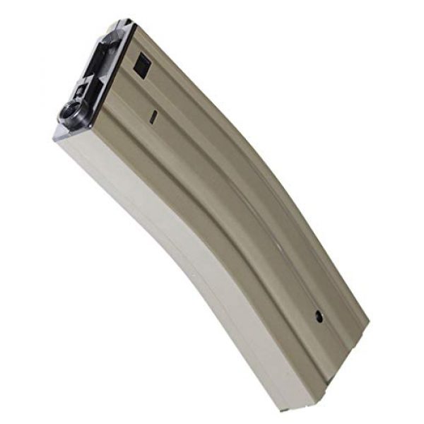 Generica Airsoft Gun Magazine 1 Airsoft Spare Parts Army 450rd Mag Hi-Cap Magazine for R85A1 M4 / M16 Series AEG Dark Earth