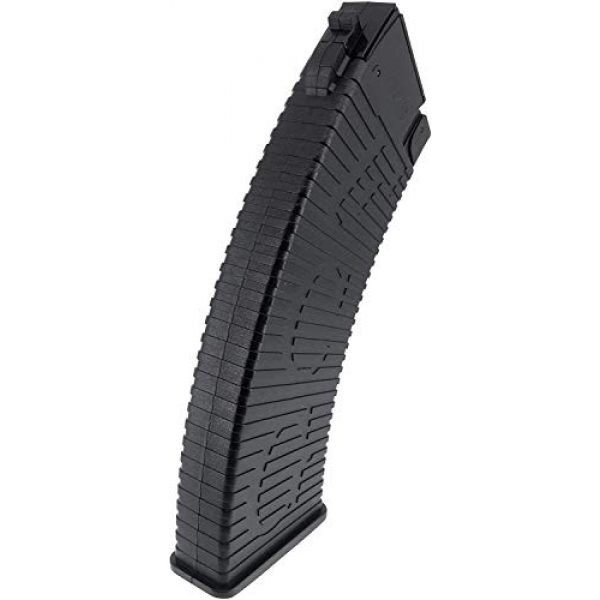 SportPro Airsoft Gun Magazine 5 SportPro APS 500 Round Polymer Thermold Waffle High Capacity Magazine for AEG AK47 AK74 Airsoft 6 Pack - Black