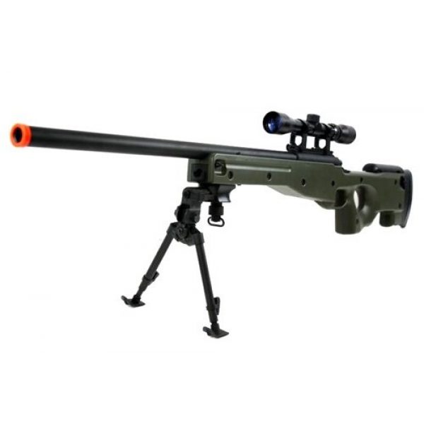BBTac Airsoft Rifle 1 BBTac BT-96 Bolt Action Sniper Rifle w/ 3-9x Scope and Bipod - OD GREEN