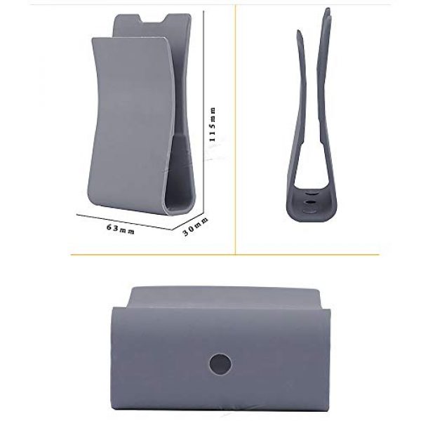 Pinalloy Tactical Pouch 2 Pinalloy Wosport Nylon Magazine Pouch Insert Set (Gray) for Tactical Airsoft Hunting Game 2 Pieces